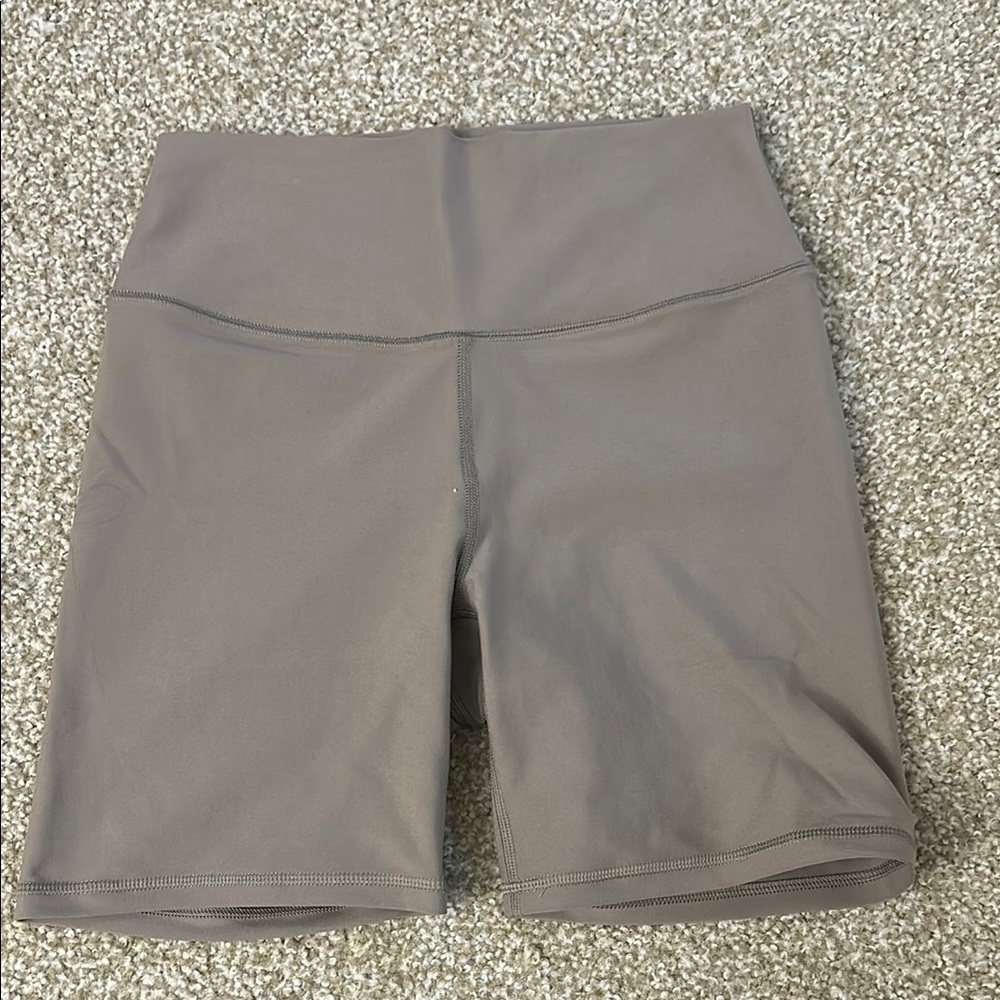 Women's High-Waisted Gray Shorts